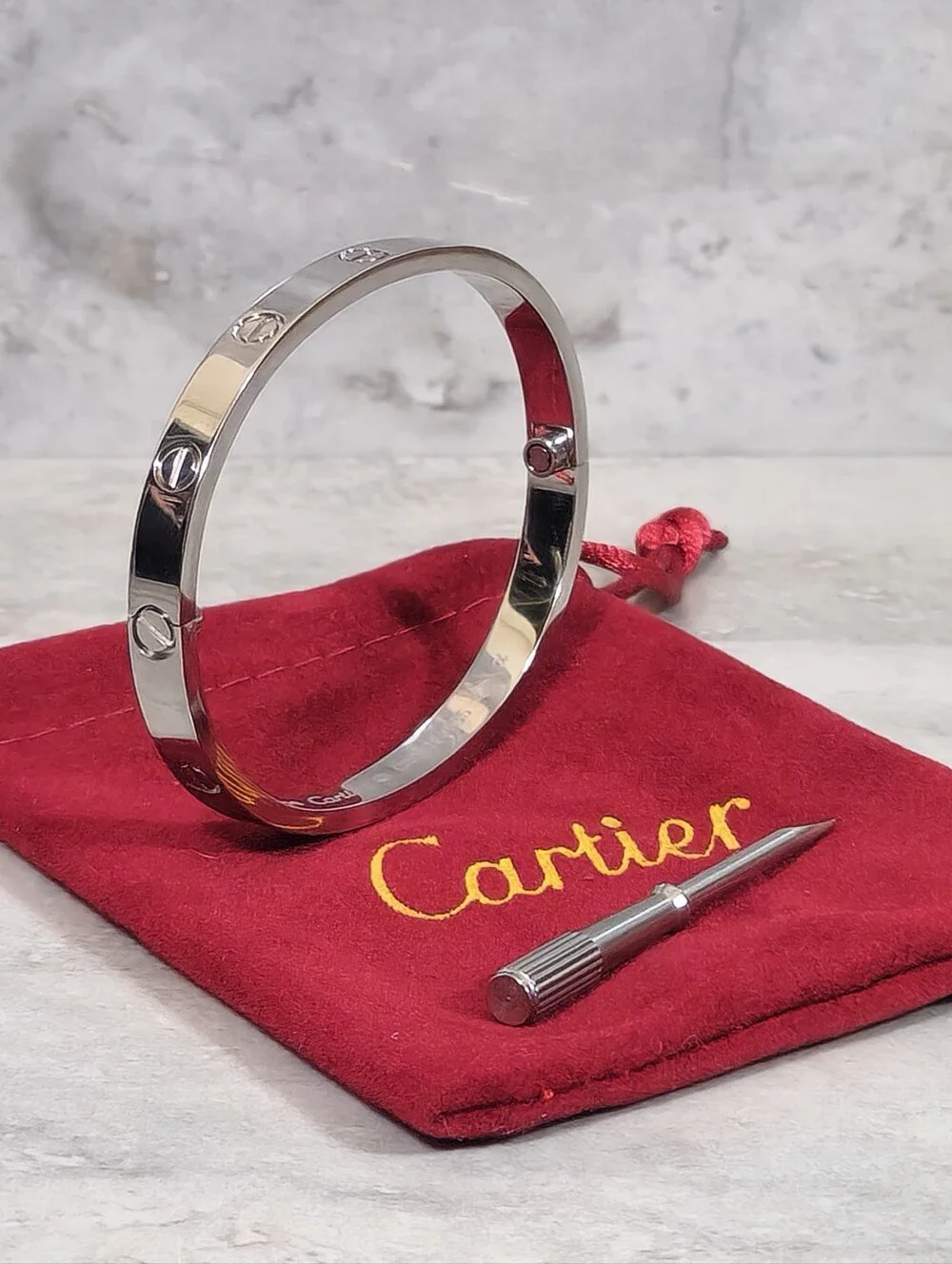 Cartier Silver Love Bracelet✨️